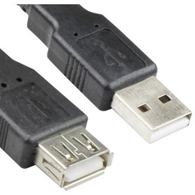 Resim Vcom CU202-B-5.0 Siyah 5.0MT Usb 2.0 Uzatma Kablosu 