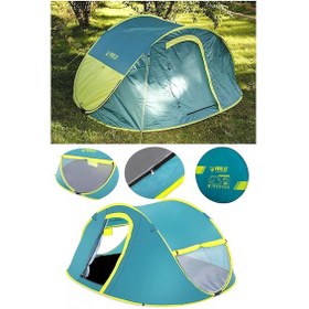 Resim Bestway Coolmount 4 Kişilik Otomatik Çadır Kolay Kurulan Hb045 Çok Renkli 