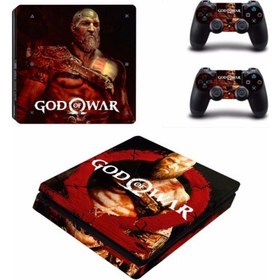 Resim God Of War Kratos Ps4 Slim Kasa Sticker Kaplama 