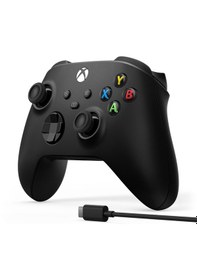 Resim Microsoft Xbox Wireless Controller Ep2-29944 - Siyah Ve Type- C Kablo 