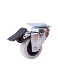 Resim Hts 334 Çift Bilyalı Tablalı Frenli Mobilya Tekeri 50 X 20 334Hts 