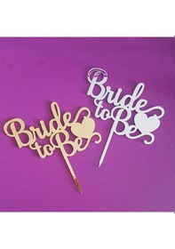 Resim Gold Altın Sarısı Bride To Be Ayna Pleksi Bekarlığa Veda Partisi 