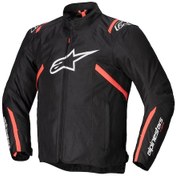 Resim Alpinestars T-sps V2 Wp Korumalı Motosiklet Montu Siyah Beyaz Kırmızı 