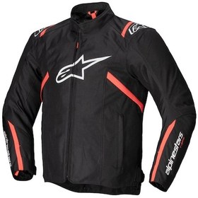 Resim Alpinestars T-sps V2 Wp Korumalı Motosiklet Montu Siyah Beyaz Kırmızı 