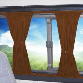 Resim Oto Pandami Citroen Berlingo 1.nesil 1996-2009 Uyumlu Taba Raylı Oto Perde Takımı 