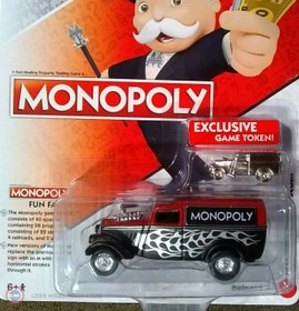 Resim 1:64 Johnny Lightning 1933 Willys Delivery Sedan - Monopoly 
