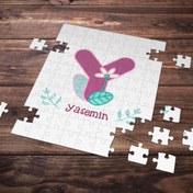 Resim Kişiye Özel Y Harfi Tasarımlı Puzzle E-Hediyeci