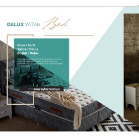 Resim Nivabaza Çift Kişilik Tek Kişilik Baza Başlık Yatak Delux 