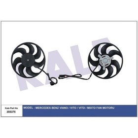 Resim KALE 355375 FAN MOTORMERCEDESVIANO-VITO-VITO-MIXTO FAN MOTOR 