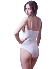 Resim 3 Adet Dono Bayan Likralı İp Askılı Çıtçıtlı Body 2310 Beyaz 