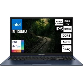 Resim Vivobook 15 i7-1355U 16 GB 1 TBSSD Iris Xe Graphics 15.6" FHD Windows 11 Pro Notebook X1504VA-NJ1499AT48 
