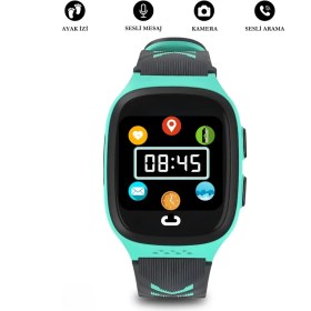 Resim Slazenger Akıllı Çocuk Takip Saati, Görüntülü Görüşme Özellikli, SL.09.2158.07 Yeşil-Siyah 