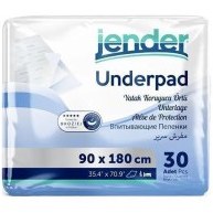 Resim Jender Underpad Yatak Koruyucu Örtü 30 Adet - 90x180 cm 