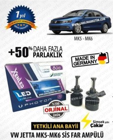 Resim Megamarket06 Duo Hb4 9006 Led Xenon - Volkswagen Jetta Mk5-mk6 Sis Far 