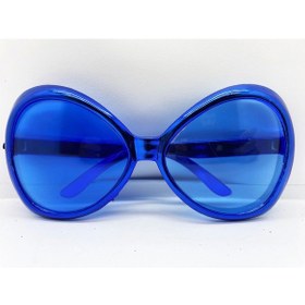 Resim Mavi Renk Yeşilçam Nostalji 80li Yıllar 90lı Yıllar Parti Gözlüğü 7x16 Cm 