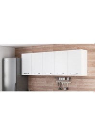 Resim Minar 225 Cm Mutfak Dolabı Beyaz 225-B2-Üst Modül Beyaz 