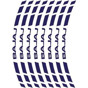 Resim Bajaj Kısa Kesikli Jant Sticker Modeli 8 Li 