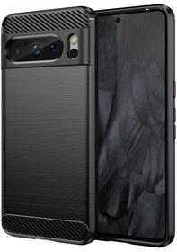 Resim Google Pixel 8 Pro İçin Telefon Tpu Kılıfı, Karbon Fiber Dokulu 