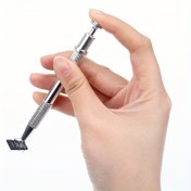 Resim 1 adet Alüminyum Takı Cımbız 4-saç tokası Kapmak Elmas Boncuk Mücevher Tutucu Pick-Up Aracı 4 Prongs Tutucu Pick Catcher saç tokası Kavrama Lehimleme Araçları Küçük Parçalar Için IC Chip Diy El Sanatları Takı Yapımı 