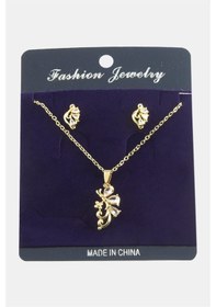 Resim Csmtex 4 Yusufçuk Zirkon Taşlı Set Kolye-yeşil Çok renkli 