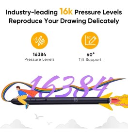 Resim Xp-Pen Deco 640 Grafik Tablet 16K 8 Tuş 60° Eğim Osu Android/windows/mac 