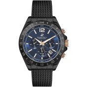 Resim Beverly Hills Polo Club BP3128X.690 Erkek Kol Saati | 42 mm Siyah Kasa, Lacivert Kadran 