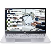 Resim Swift 3 SF314-43 AMD Ryzen 5 5500U 14" 8 GB 512 GB SSD FreeDos Taşınabilir Bilgisayar Acer