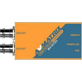 Resim AVMatrix Mini SC1221 HDMI to 3G-SDI Mini Converter 