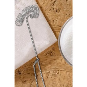 Resim Pratik Çırpıcı Paslanmaz Lüks Çelik Çırpma Teli Yumurta Çırpıcısı Krema Kahve Sos Köpürtme Teli 