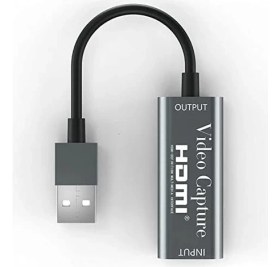 Resim 4K USB 3.0 Capture Video Yakalama Adaptörü HDMI To USB 4K 1080P Akış Öğretim Video Konferans Veya Canlı Yayın Için Oyun Yakalama Kartı 