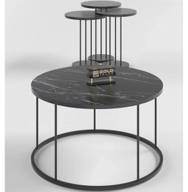 Resim Uslucan Alışveriş Orta Sehpa Ve Zigon Sehpa Terra Set Bendir Çok Renkli 