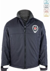 Resim Özel Güvenlik Kışlık İç Mont Reflektif bantlı Myform 3119 