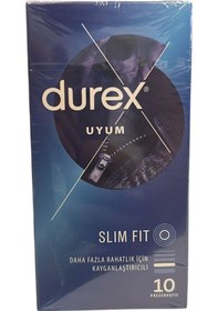 Resim Durex Prezervatif Slim Fit Uyum 10'lu 5052197060980 