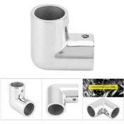 Resim Jeemson 316 Paslanmaz Çelik 2 Yollu Boru Bağlantı Elemanı - 25mm Çap, 3mm Kalınlık, Yansıtıcı Parlak, Korozyona Dayanıklı 