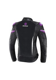 Resim Jk153w Purple 4 Mevsim Kadın Deri Mont 