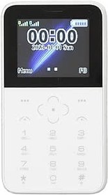 Resim Düğme Cep Telefonu, Kilidi açılmış Kıdemli Cep Telefonu Düşük güç Tüketimi 1,8 inç Ev kullanımı (inci beyazı) 
