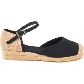 Resim Star Tombis Elişi Hasır Jüt Bantlı Günlük Kadın Espadril Handmade 