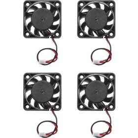Resim Flameer Prettyia 12 V 2pin 40MM Mini 4 cm Fan Sessiz Bilgisayar Soğutucu Soğutma Fanı Pc (Yurt Dışından) 