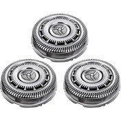 Resim Skycity Philips Norelco Sh90/52 Uyumlu S7000 S9000 İçin Metal Tıraş Bıçağı Değiştirme Seti 3 Adet 