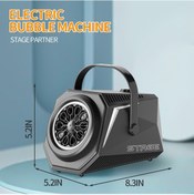 Resim Xindoker 10 Delikli Portatif Balon Makinesi - Işık Efektli, Kolay Taşınabilir, Düğün Ve Partiler İçin, Abs Malzeme, Siyah/beyaz 10.1" 