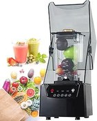 Resim 2200 W Ticari Smoothie Blender, Ses Geçirmez Muhafaza Ile - 1,8 L 17000 Rpm Elektrikli Buz Kırıcı, Smoothieler, Milkshake'ler, Kahve Dükkanları, Restoranlar Için 5 Ön Ayarlı Program 