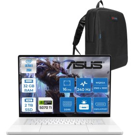 Resim Asus Rog Zephyrus G16 GU605CR Intel Core Ultra 9 285H Aı 32GB 2TB SSD RTX5070TI-12GB 120W Freedos 16'' OLED 2.5k 240Hz 0.2ms 550 Nits Wqxga (2560 x 1600) Taşınabilir Bilgisayar WQR204104 