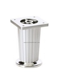 Resim 10 Cm Plastik Çizgili Konik Baza Ayağı Ayak Krom Bingo 