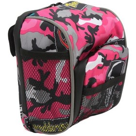 Resim Wezone Pembe Nylon Bisiklet El Çubuğu Çantası - Su Geçirmez, Büyük Kapasite, Yansıtıcı Şeritli - Elektrikli Araç, Motosiklet, Bebek Arabası Uyumlu Pembe 