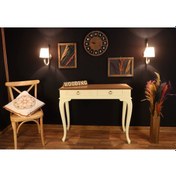Resim Wooding 100 Cm Çekmeceli Masif Krem Naturel Dresuar (548587966) Krem 