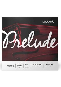 Resim D'addario J101044m-b10 Prelude Çello Tel Seti 4/4 - 10'lu Paket 