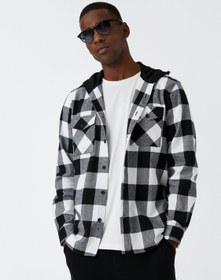 Resim Kapşonlu Ekoseli Oduncu Gömleği 