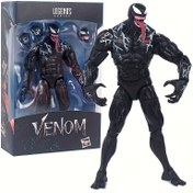 Resim 1 Adet Marvel Yeni Spider-Man Süper Kahraman Venom Serisi Heykel, Hareketli Eklem Model Figürü, Elde Taşınabilir Ofis Masa Dekoru, Arkadaşlar ve Sevgililer İçin İdeal Hediye 