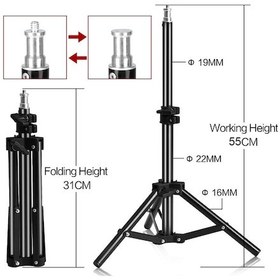 Resim Fototek 2 Metre Light Stand Işık Ayağı 200 Cm 3 Kg Kapasiteli 