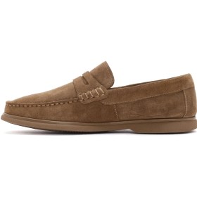 Resim Derimod Fly Erkek Vizon Süet Deri Loafer 26SFD632410 
